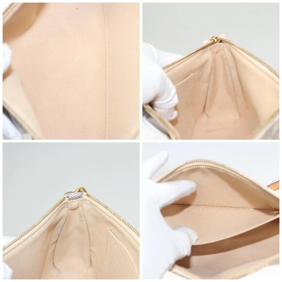 LOUIS VUITTON Damier Azur Pochette Accessoires Pouch LV Auth - Picture 16 of 16